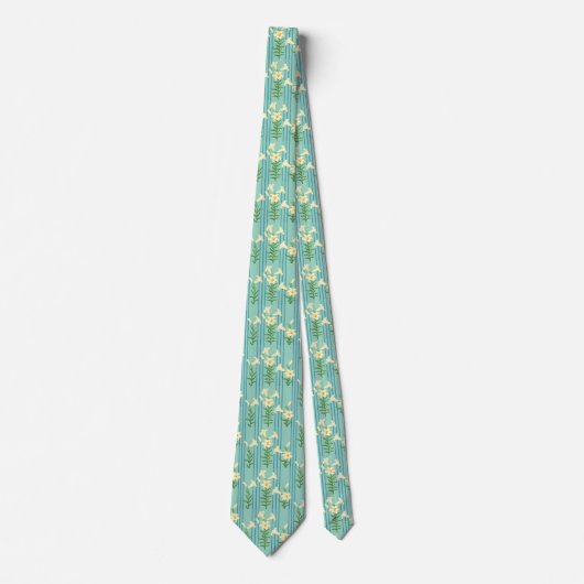 Easter Lily Neck Tie ネクタイ (正面)