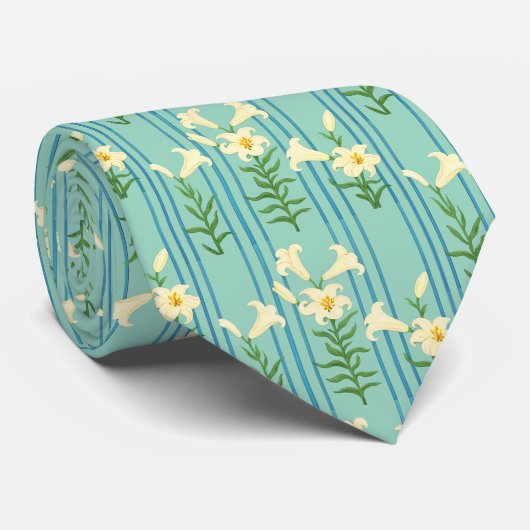 Easter Lily Neck Tie ネクタイ (ロール)