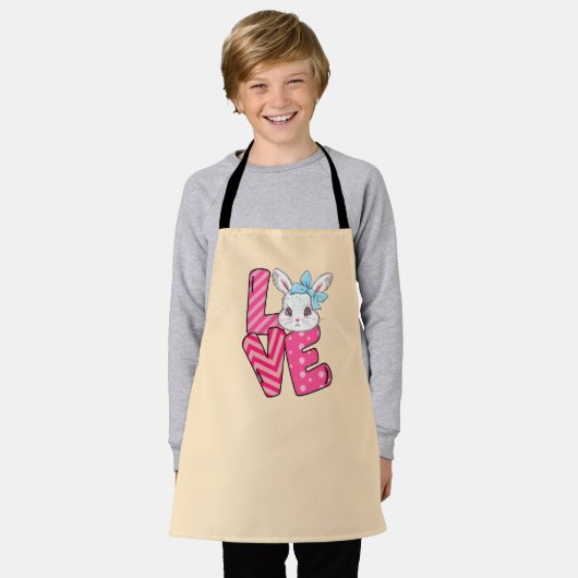 Easter Love  エプロン (着用した状態)