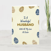 Easter Love Husband Greeting Card カード (正面)