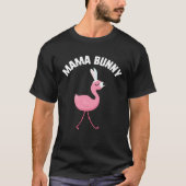 Easter Mama Bunny Flamingo Mm Grandma Bunny Kids Tシャツ (正面)