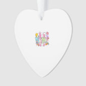 Easter Mimi Bunny Ears Coquette Bow Easter Rabbit  オーナメント (正面)