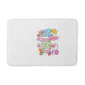 Easter Mimi Bunny Ears Coquette Bow Easter Rabbit  バスマット (正面)