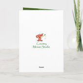 Easter Mom & Dad Wren Bird Wishes シーズンカード (裏面)