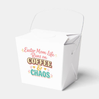 Easter Mom Runs on Coffee & Chaos – Funny Mom フェイバーボックス