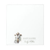 Easter Morning Cross with Crown of Thorns  ノートパッド (正面)