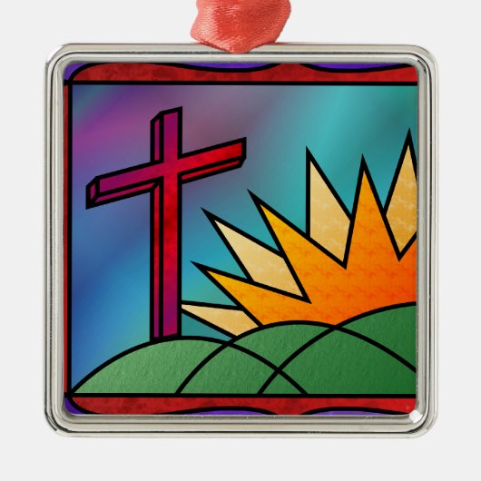 Easter Morning Ornament メタルオーナメント (正面)