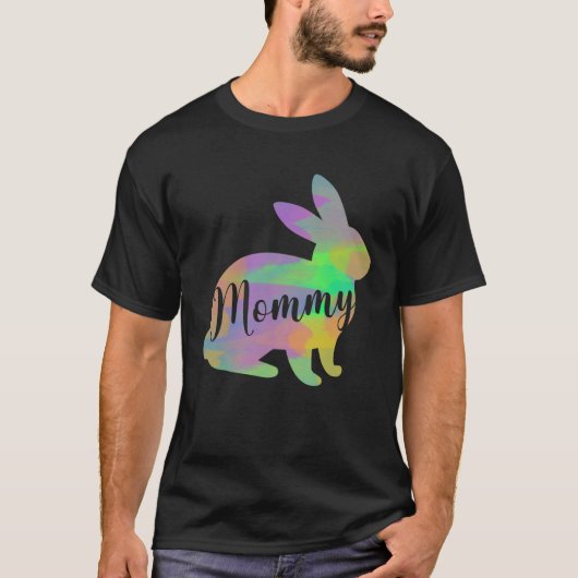 Easter Mum I Rabbit I Mum Mother I Easter Bunny I  Tシャツ (正面)