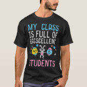 Easter My Class Full Eggcellent Students Teacher M Tシャツ (正面)