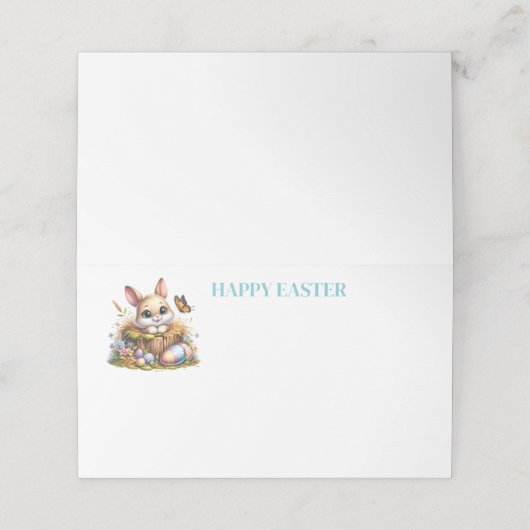 Easter Name Place Card プレイスカード (外部開封)