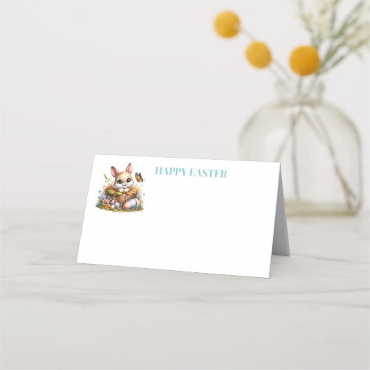 Easter Name Place Card プレイスカード (正面)