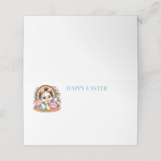 Easter Name Place Card プレイスカード (外部開封)
