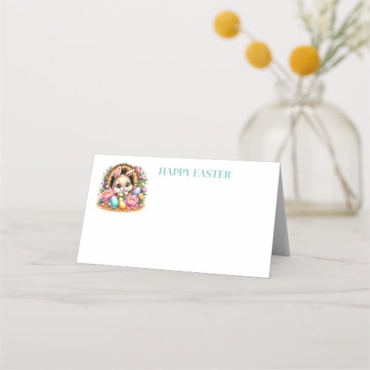 Easter Name Place Card プレイスカード (正面)