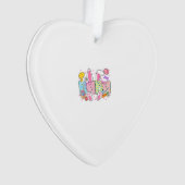 Easter Nana Bunny Ears Coquette Bow Easter Rabbit  オーナメント (正面)