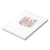 Easter Nana Bunny Ears Coquette Bow Easter Rabbit  ノートパッド (回転)