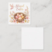 Easter Nest with Eggs エンクロージャーカード (正面/裏面)