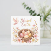 Easter Nest with Eggs 招待状 (スタンド正面)