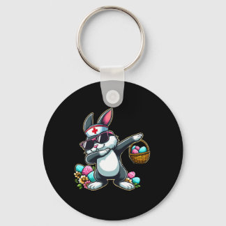 Easter Nurse Women Cute Bunny Nurse Easter Rn Lpn  キーホルダー