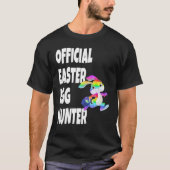 Easter Official Easter Egg Hunter Bunny Tシャツ (正面)
