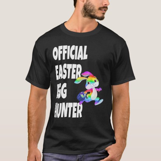 Easter Official Easter Egg Hunter Bunny Tシャツ (正面)