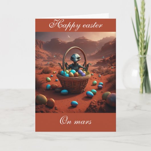 Easter on mars カード (正面)