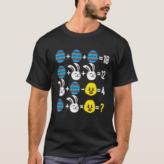 Easter Order of Operations Quiz Math Teacher easte Tシャツ (正面)