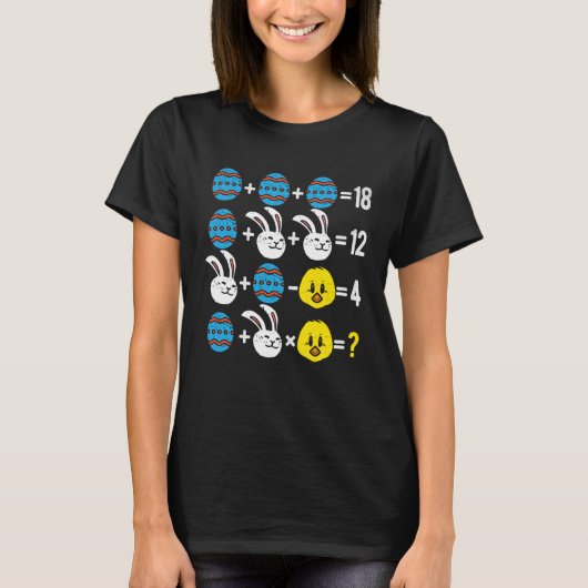 Easter Order of Operations Quiz Math Teacher easte Tシャツ (正面)