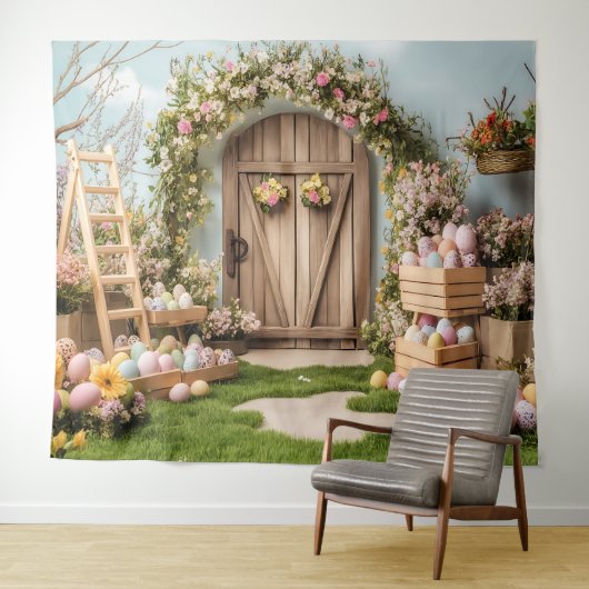 Easter Party Backdrop Photo Wall Art Banner タペストリー (インサイチュ(横))