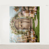 Easter Party Backdrop Photo Wall Art Banner タペストリー (正面)