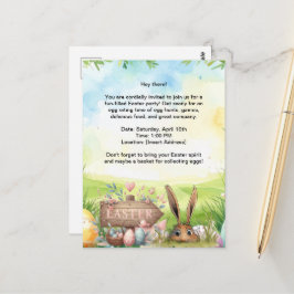 Easter Party Invitation card  ポストカード