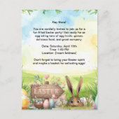 Easter Party Invitation card ポストカード (正面)