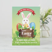 Easter Party Invitation Flyer 招待状 (スタンド正面)