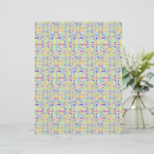 Easter Pastel Abstract 2-Sided Scrapbook Paper (スタンド正面)