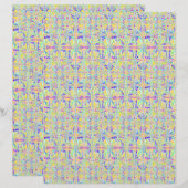 Easter Pastel Abstract 2-Sided Scrapbook Paper (正面/裏面)