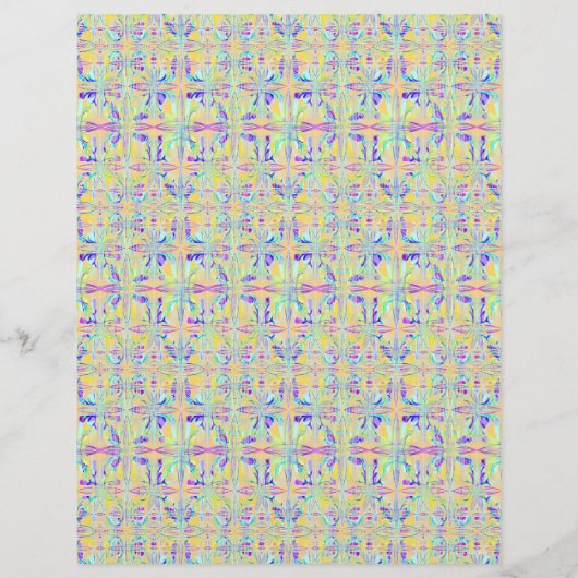 Easter Pastel Abstract 2-Sided Scrapbook Paper (裏面)