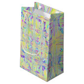 Easter Pastel Abstract Design Gift Bag スモールペーパーバッグ (裏面アングル)