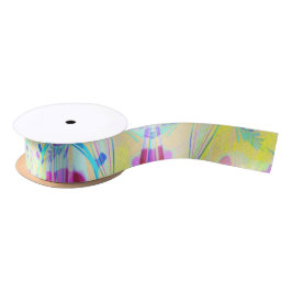 Easter Pastel Abstract Party Grosgrain Ribbon サテンリボン