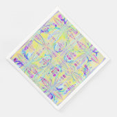 Easter Pastel Abstract Party Paper Napkins (コーナー)
