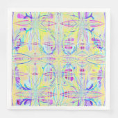 Easter Pastel Abstract Party Paper Napkins (正面)