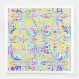 Easter Pastel Abstract Party Paper Napkins