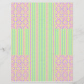 Easter Pastel Cross 2-Sided Scrapbook Paper (正面)
