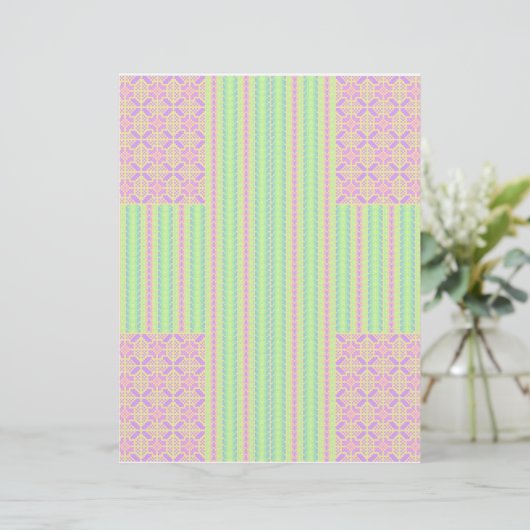Easter Pastel Cross 2-Sided Scrapbook Paper (スタンド正面)