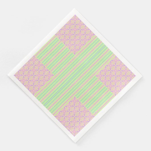 Easter Pastel Cross Party Paper Napkins (コーナー)