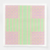 Easter Pastel Cross Party Paper Napkins (正面)