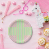 Easter Pastel Cross Party Paper Plates ペーパープレート (パーティー)