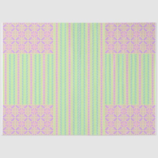 Easter Pastel Cross Tissue Paper 薄葉紙 (正面)