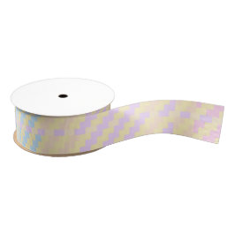 Easter Pastel Plaid Grosgrain Ribbon グログランリボン