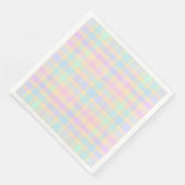 Easter Pastel Plaid Party Paper Napkins (コーナー)