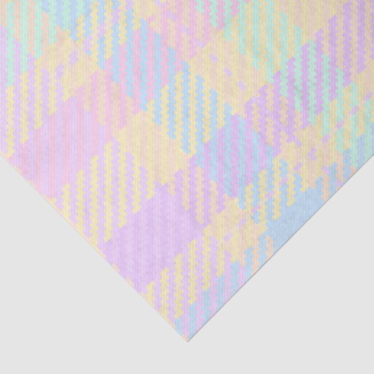 Easter Pastel Plaid Tissue Paper 薄葉紙 (詳細)