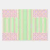 Easter Pastel Wrapping Paper - 3 Designs ラッピングペーパーシート (正面3)